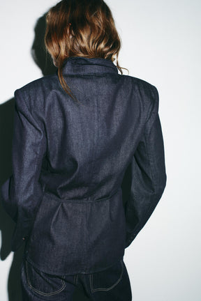 Hemdblazer mit Gürtel