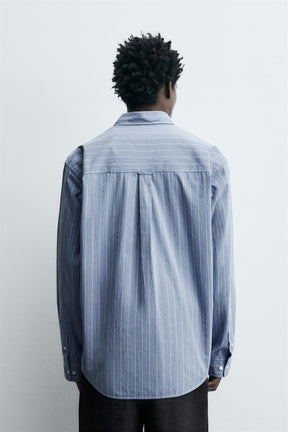 STRIPED TEXTURED SHIRT - Image 3