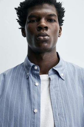 STRIPED TEXTURED SHIRT - Image 5