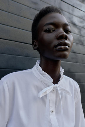 Schößchen-Popeline-Schleifenhemd