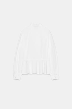 Schößchen-Popeline-Schleifenhemd