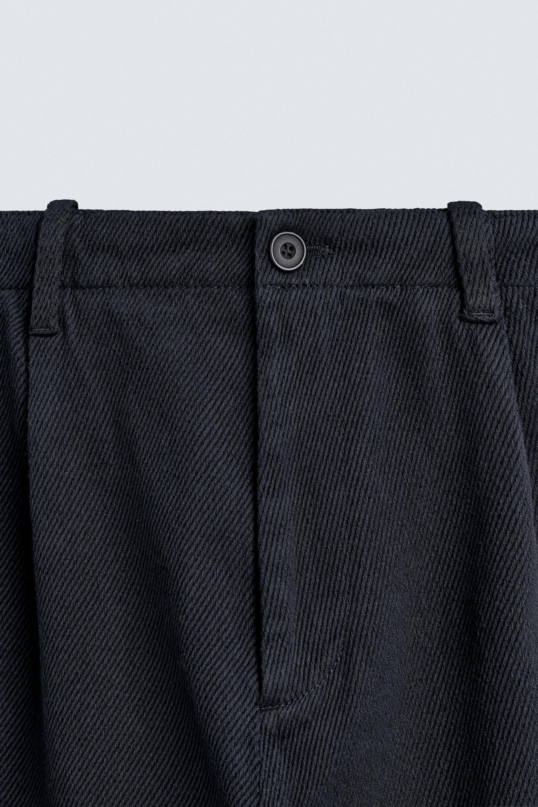 REGULAR FIT TWILL TROUSERS - Image 9