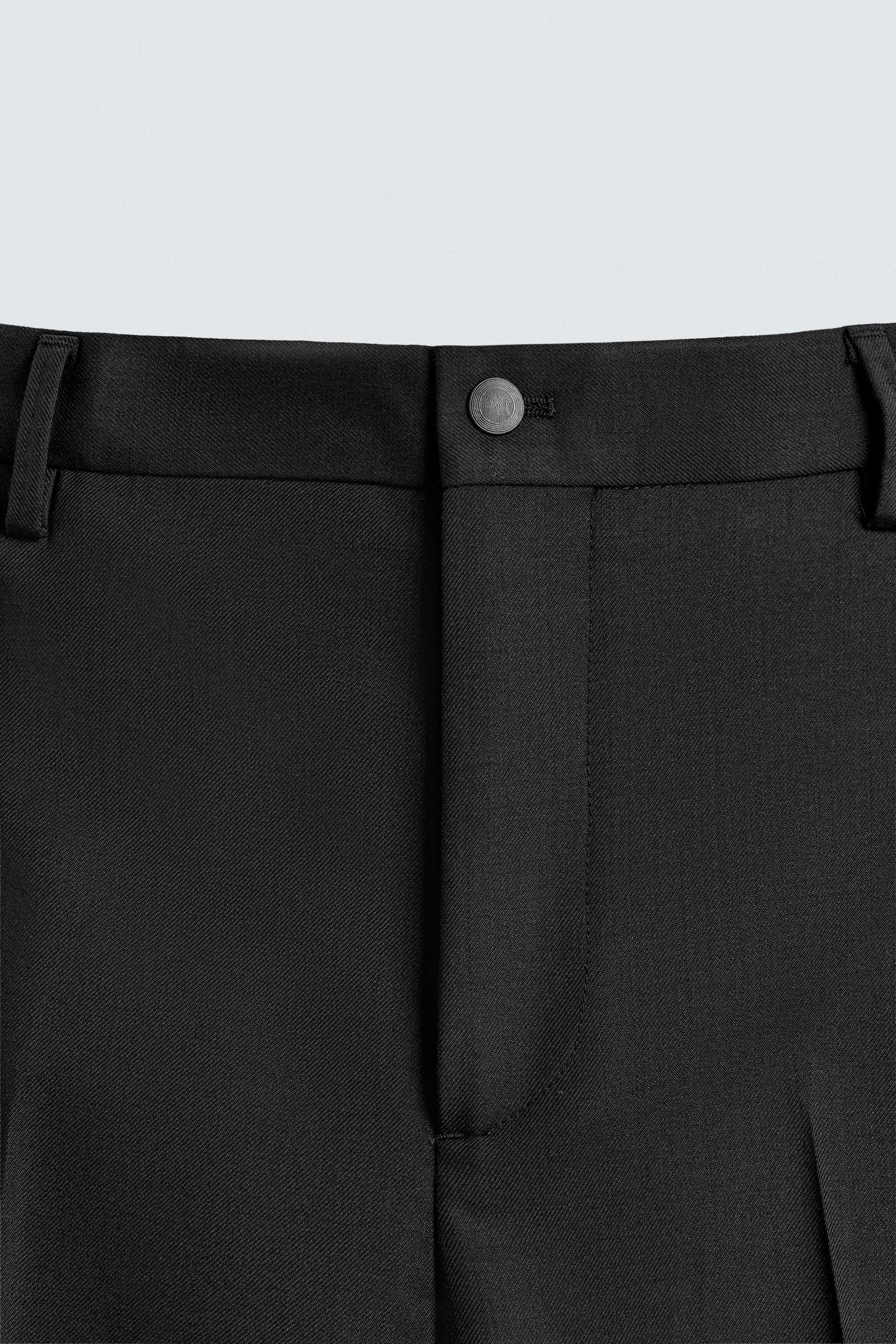 WOOL BLEND SUIT TROUSERS - Image 8