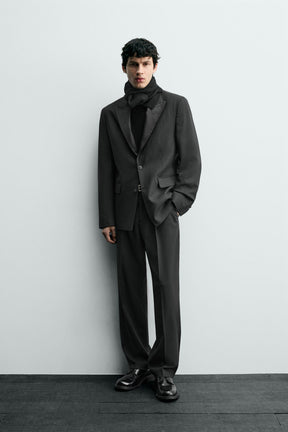 WOOL BLEND SUIT TROUSERS - Image 1