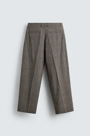 Plaid Relaxed Trousers