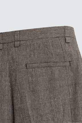 Plaid Relaxed Trousers