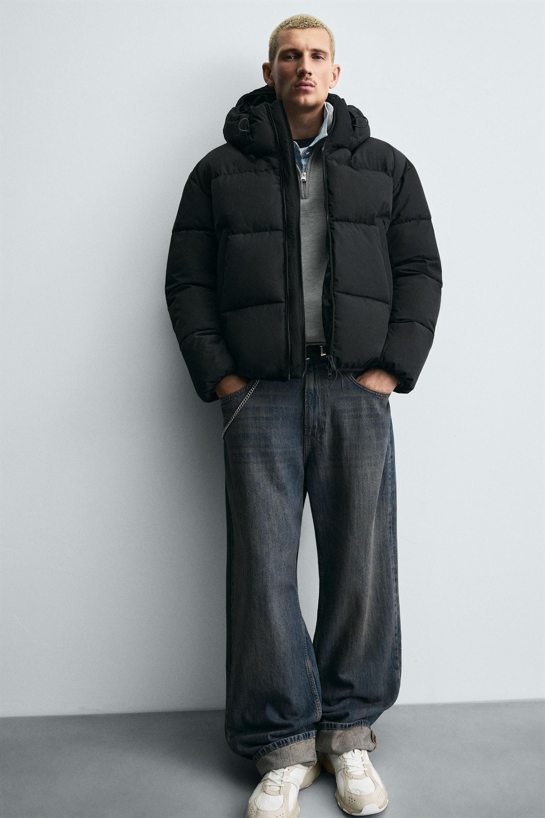 HOODED PUFFER JACKET - Image 6