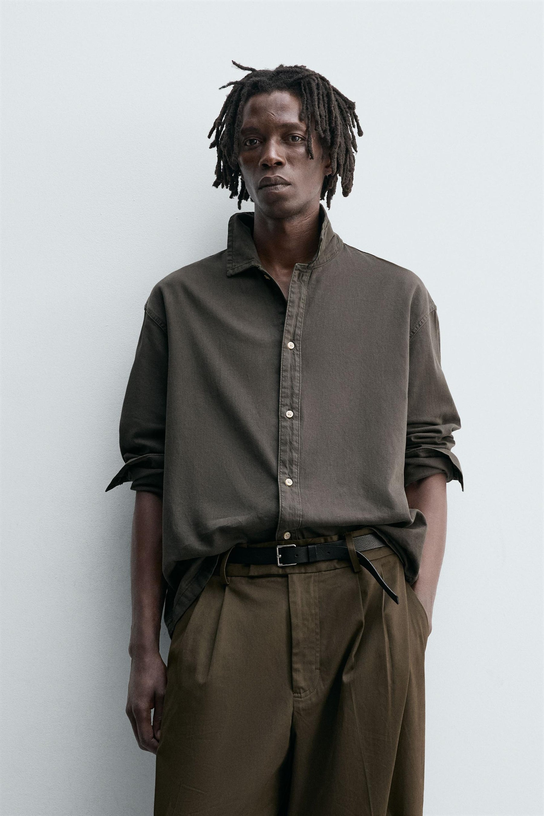 COLOURED DENIM SHIRT - Image 2