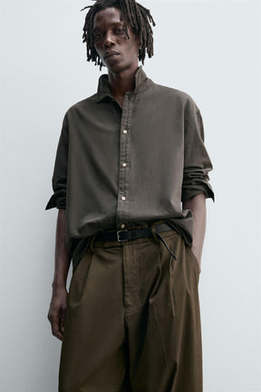 COLOURED DENIM SHIRT - Image 4