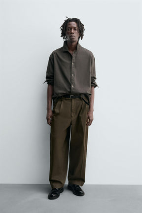 COLOURED DENIM SHIRT - Image 1