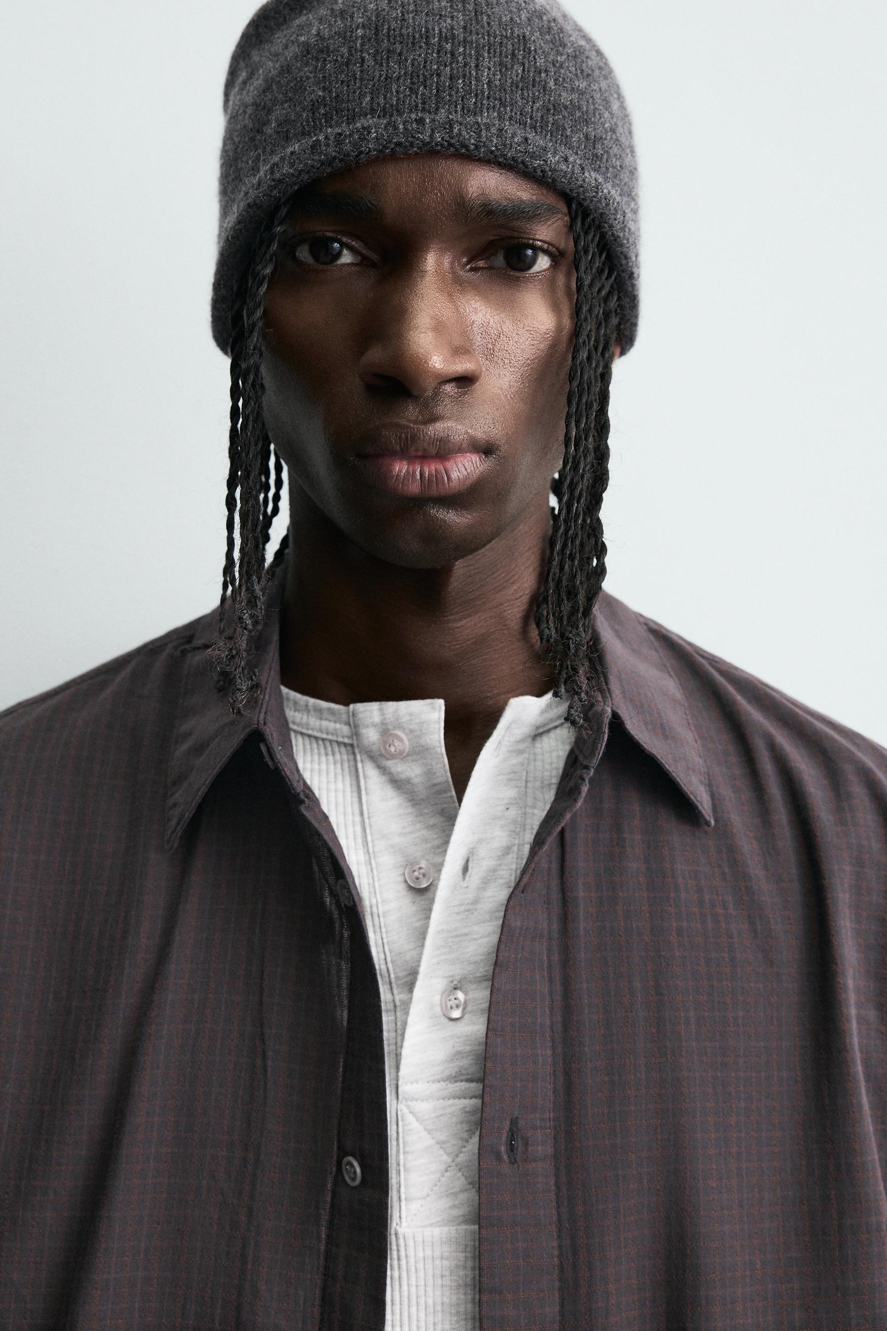 RELAXED FIT CHECK SHIRT - Image 5