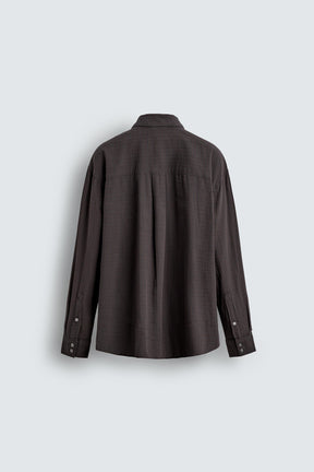 RELAXED FIT CHECK SHIRT - Image 8