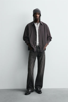 RELAXED FIT CHECK SHIRT - Image 1