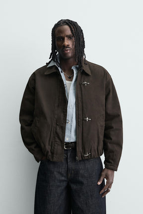 Toggle Cropped Jacket