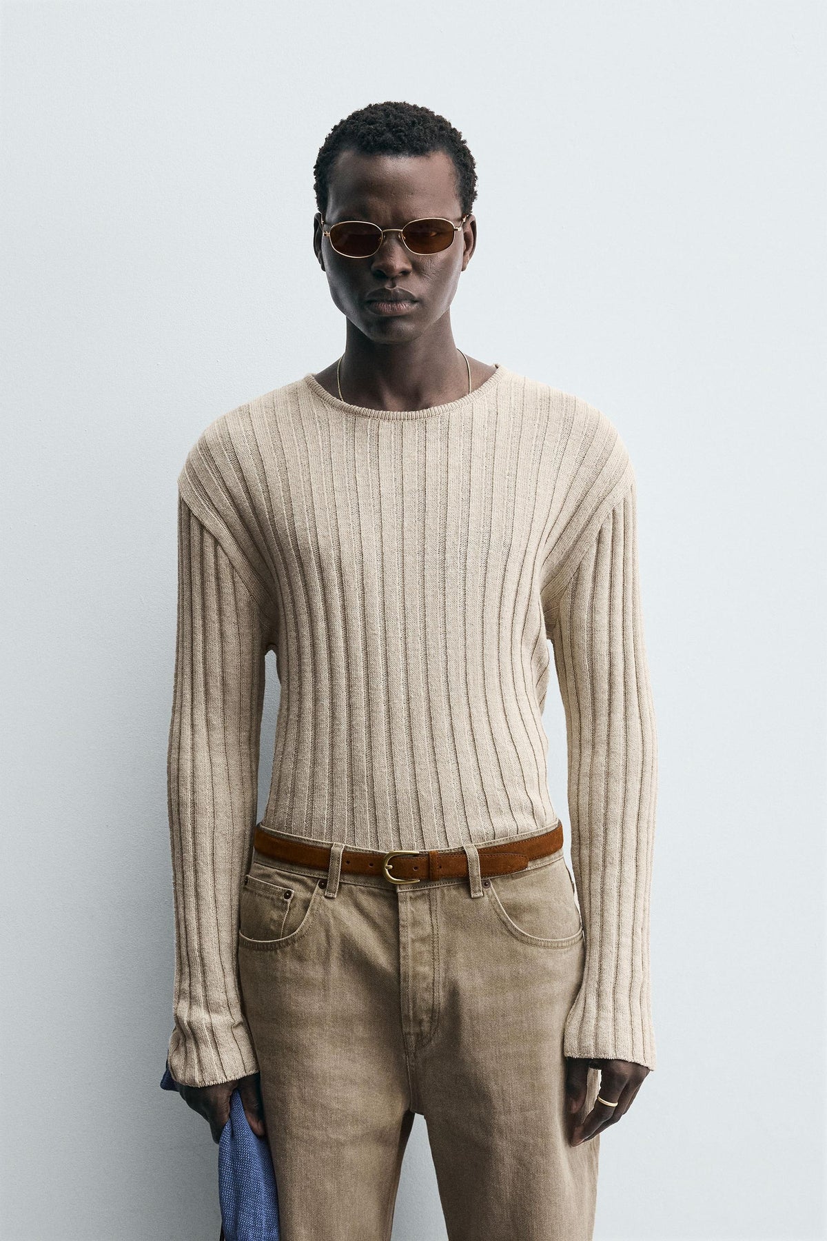 LIGHTWEIGHT RIBBED SWEATER - Image 2