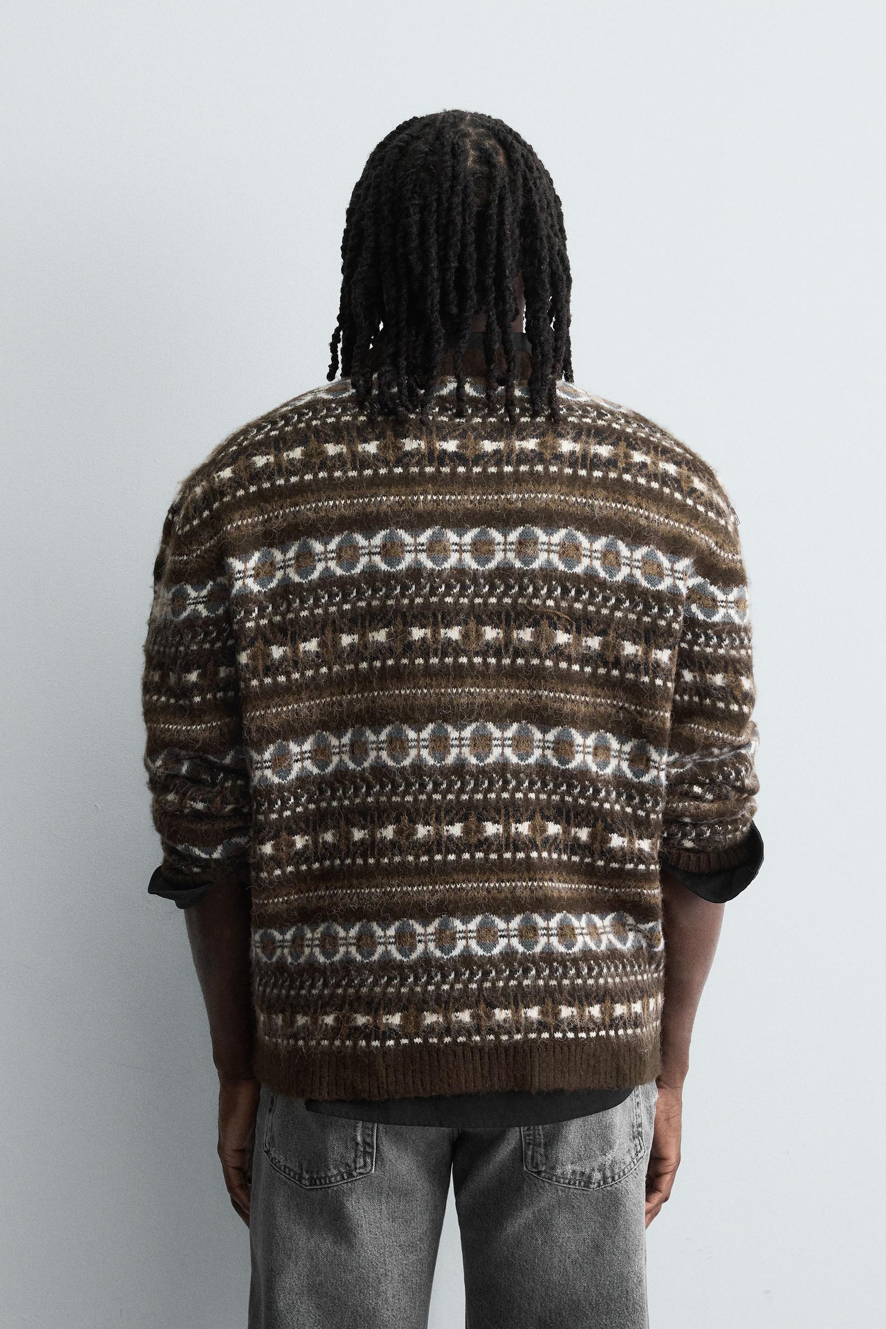 GEOMETRIC JACQUARD JUMPER - Image 3