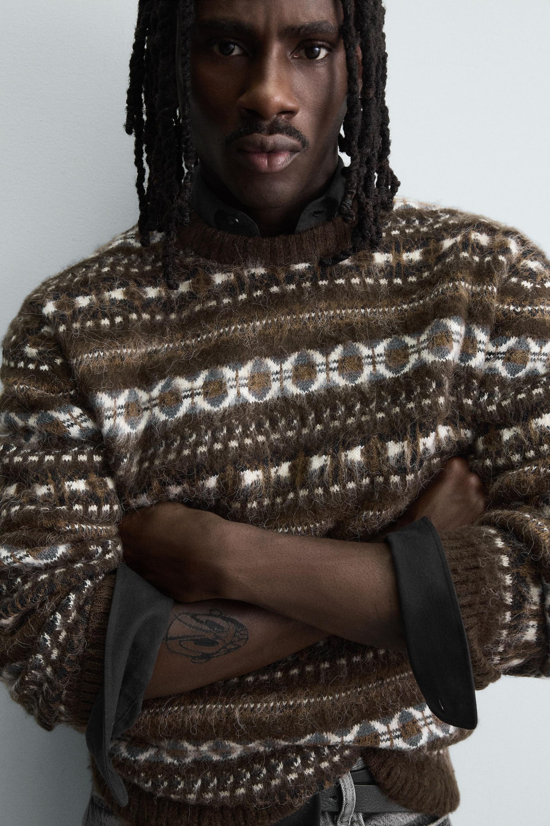 GEOMETRIC JACQUARD JUMPER - Image 6