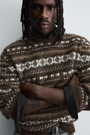 GEOMETRIC JACQUARD JUMPER - Image 6