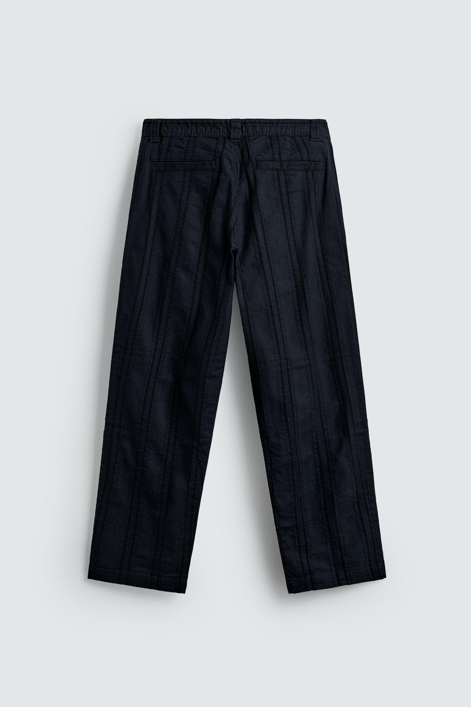 STRIPED JACQUARD TROUSERS - Image 8
