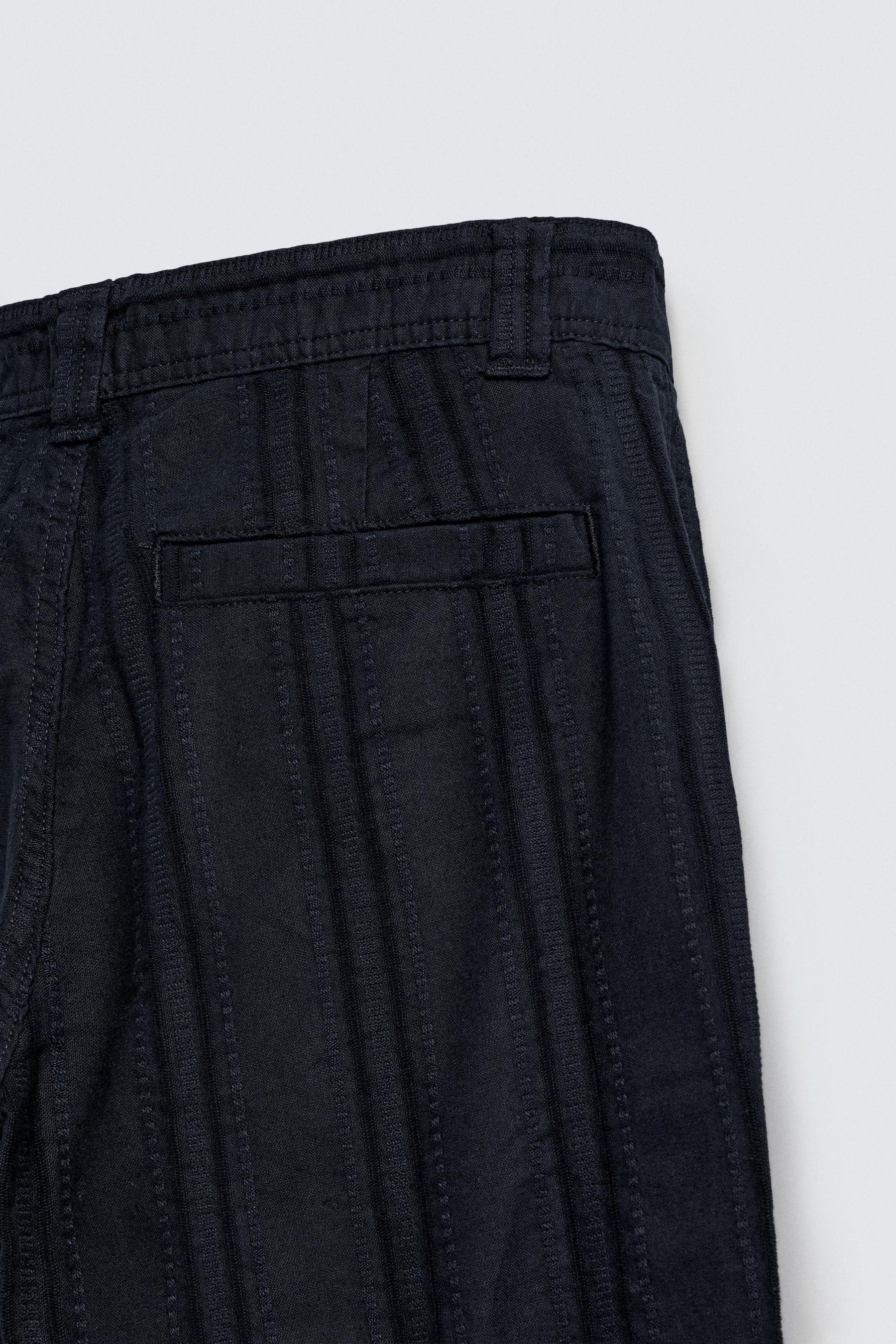 STRIPED JACQUARD TROUSERS - Image 10