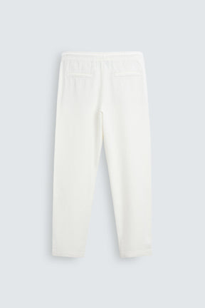 RELAXED FIT TEXTURED TROUSERS - Image 7
