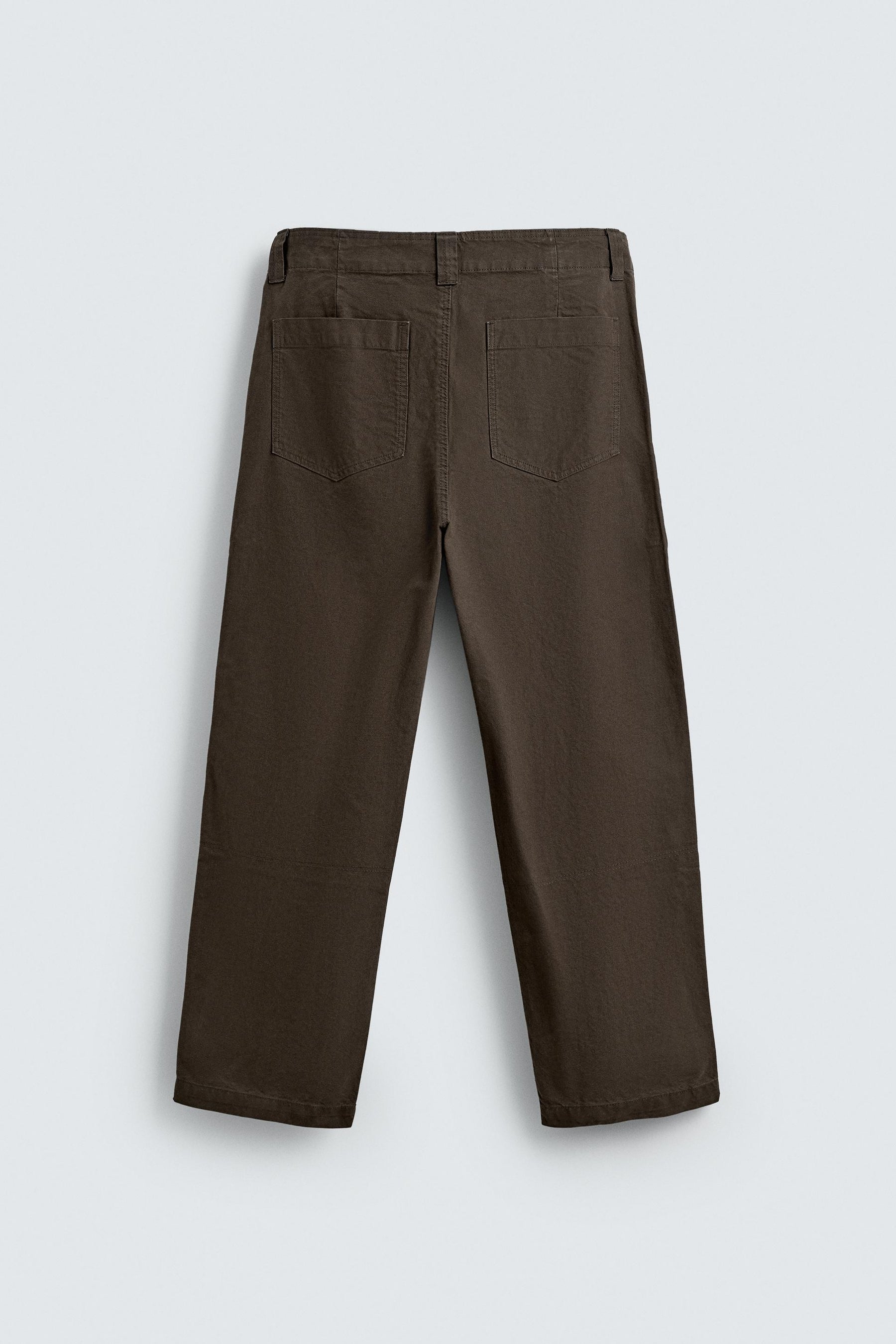 WASHED STRAIGHT-LEG TROUSERS - Image 7