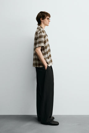 TEXTURED CHECK SHIRT - Image 4