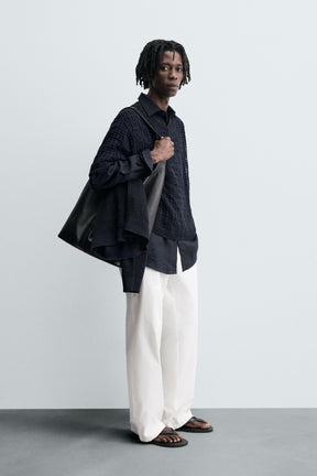 CROCHET TEXTURED T-SHIRT - Image 4