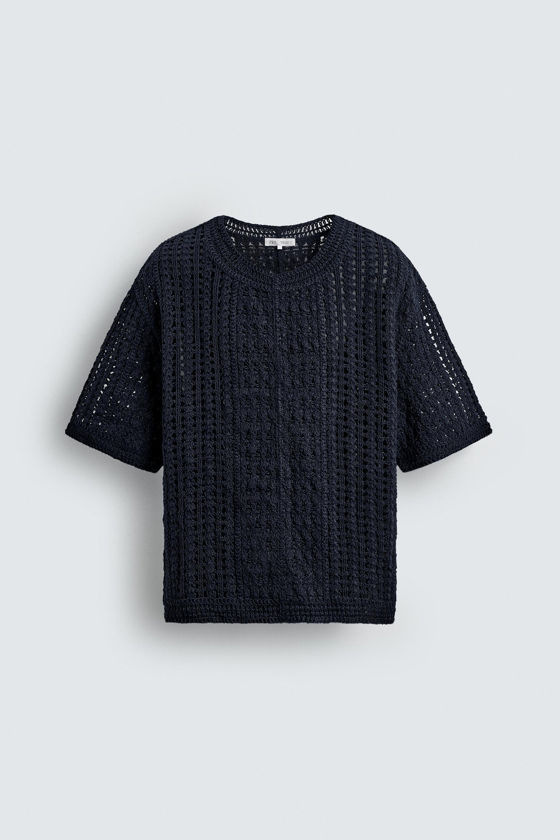 CROCHET TEXTURED T-SHIRT - Image 6
