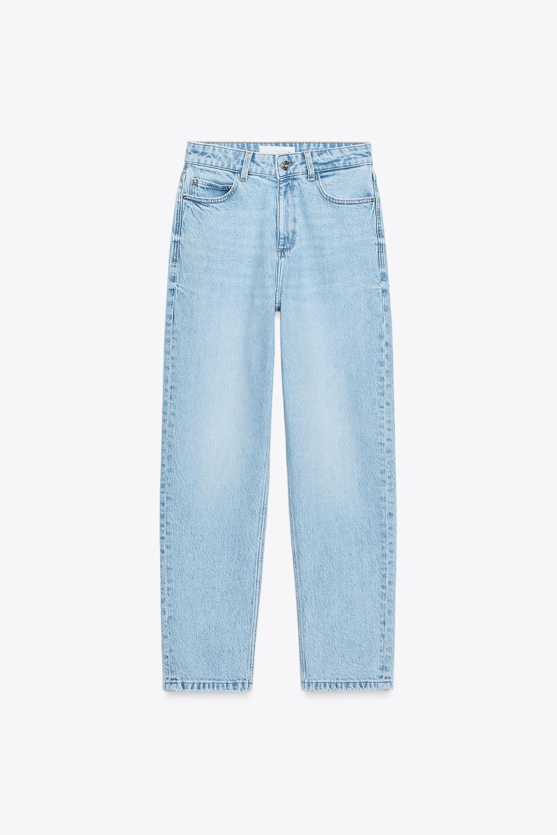 Bequeme Jeans mit hohem Bund