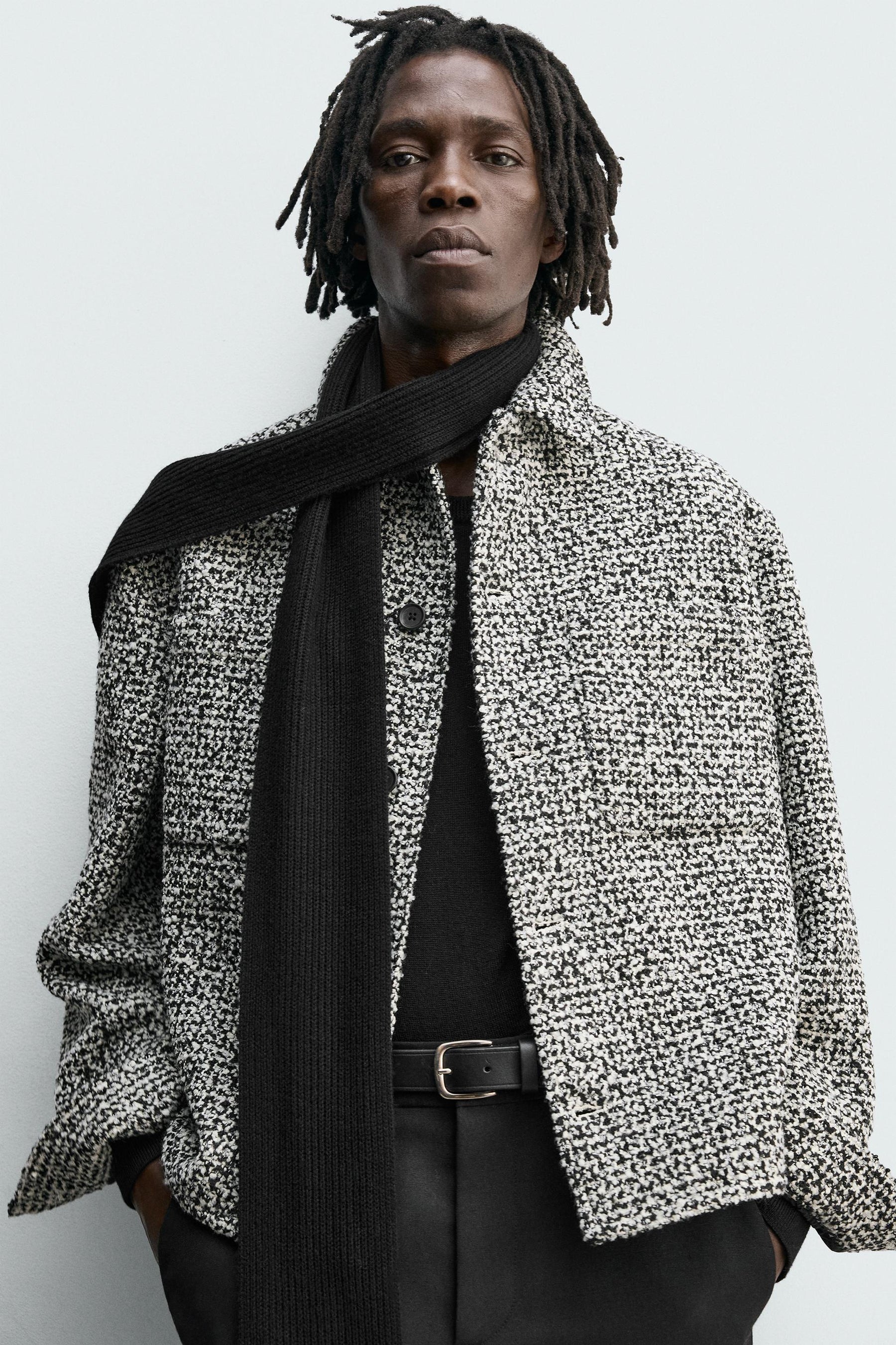 TEXTURED OVERSHIRT WITH POCKETS - Image 4