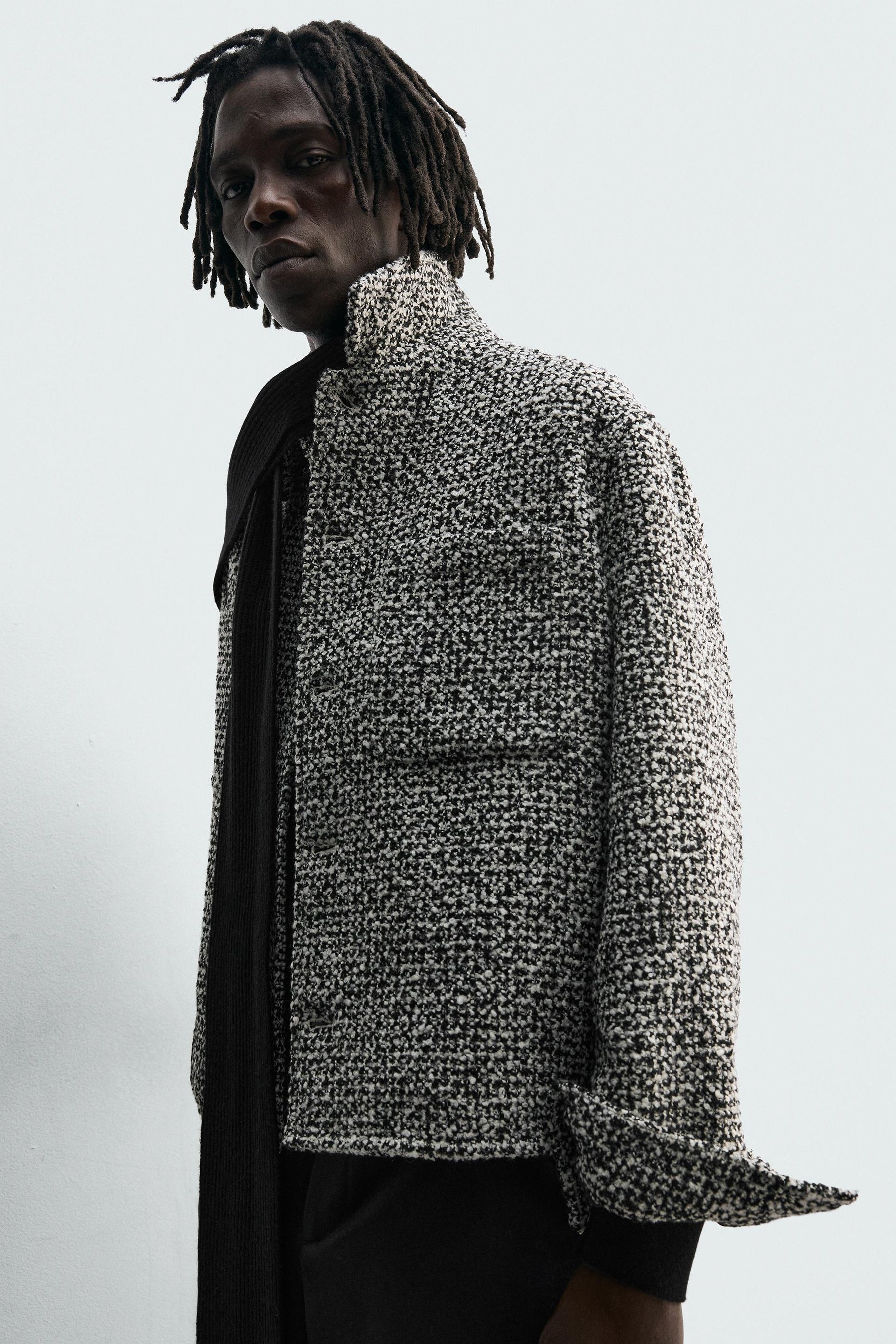 TEXTURED OVERSHIRT WITH POCKETS - Image 5