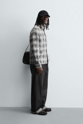 RELAXED FIT CHECK SHIRT - Image 4