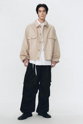 Relaxed Cargo Suit Pants
