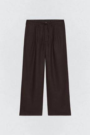 PLEATED FLANNEL SUIT TROUSERS SOSHIOTSUKI X - Image 4