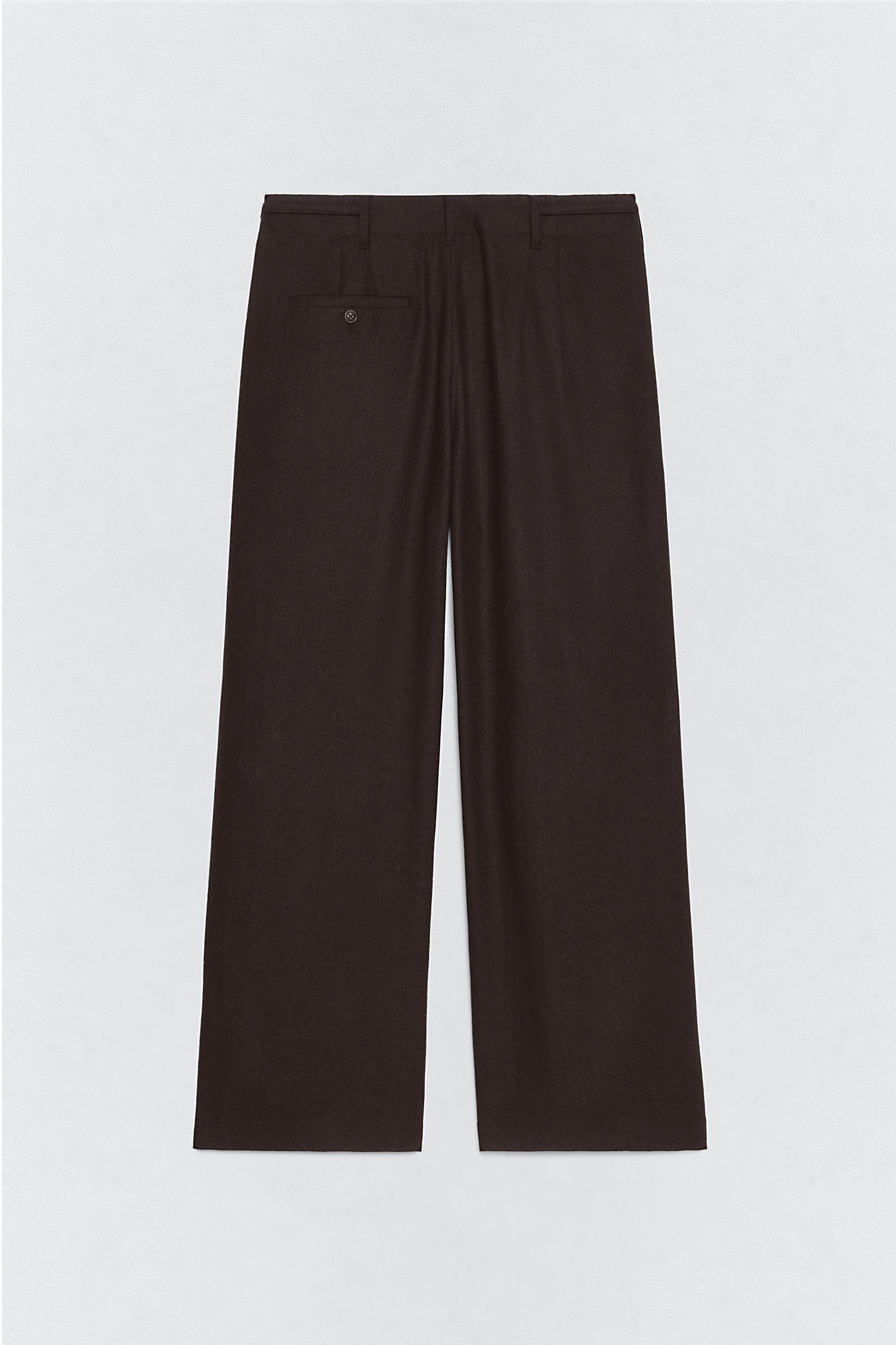 PLEATED FLANNEL SUIT TROUSERS SOSHIOTSUKI X - Image 5