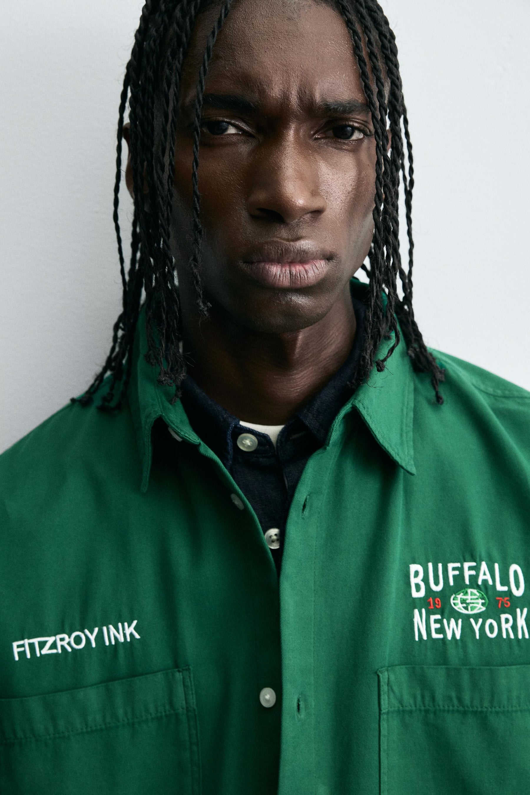 CONTRAST EMBROIDERY SHIRT - Image 6