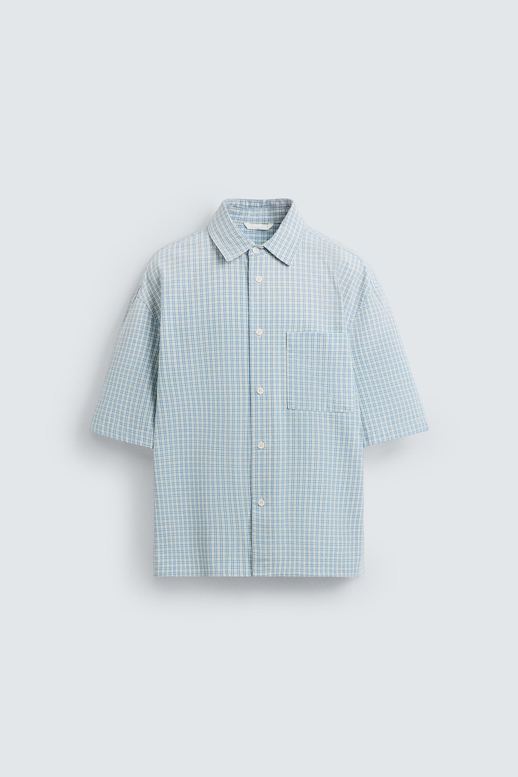 RELAXED FIT CHECK SHIRT - Image 7