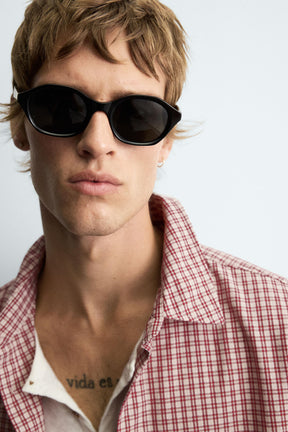 RELAXED FIT CHECK SHIRT - Image 6