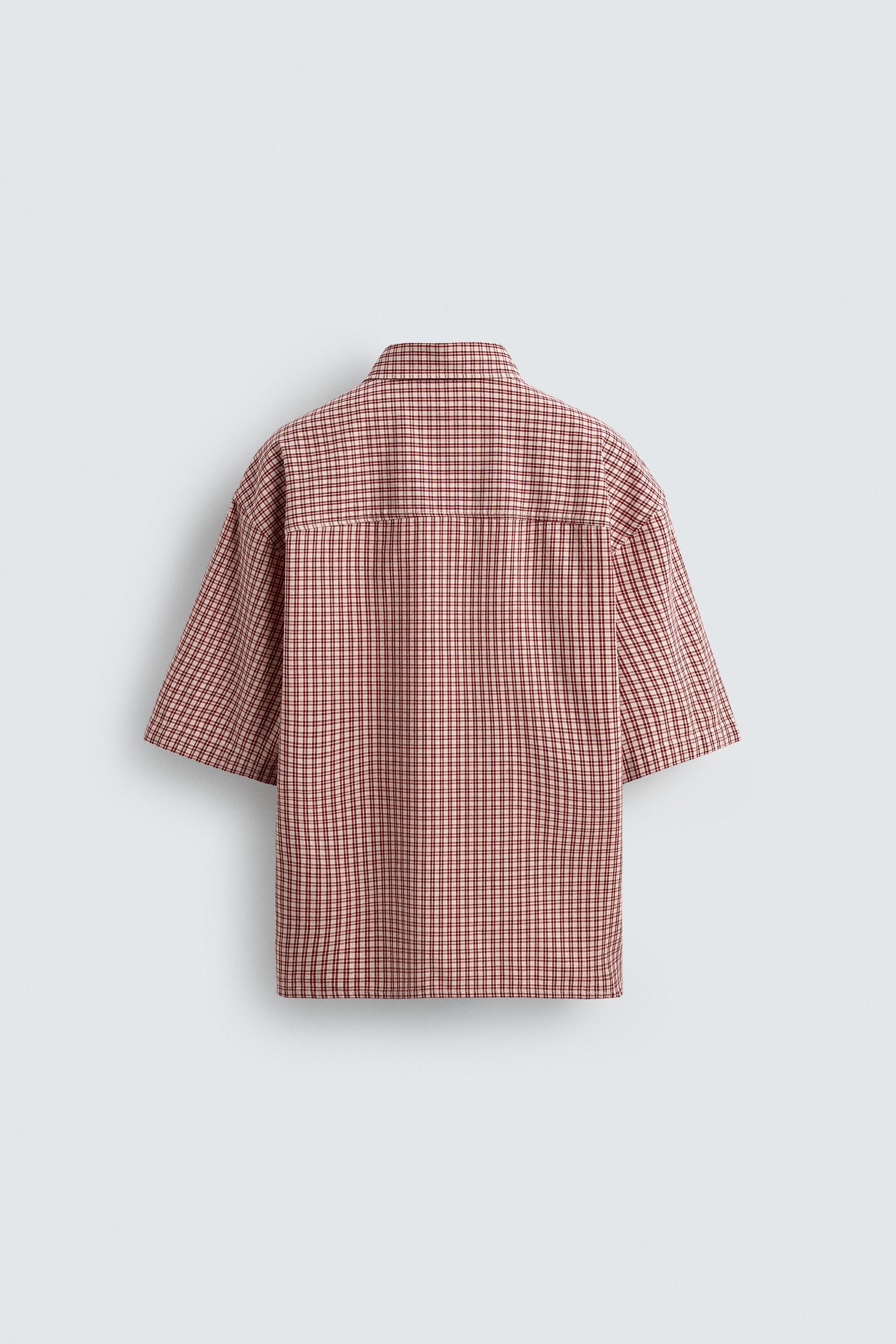 RELAXED FIT CHECK SHIRT - Image 8