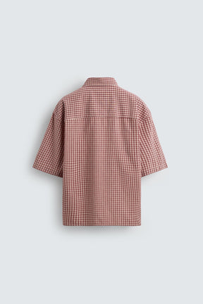 RELAXED FIT CHECK SHIRT - Image 8