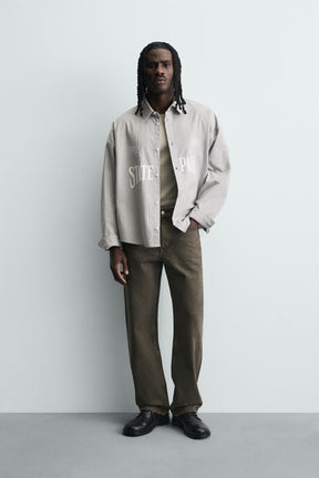 Striped Shirt Embroidery