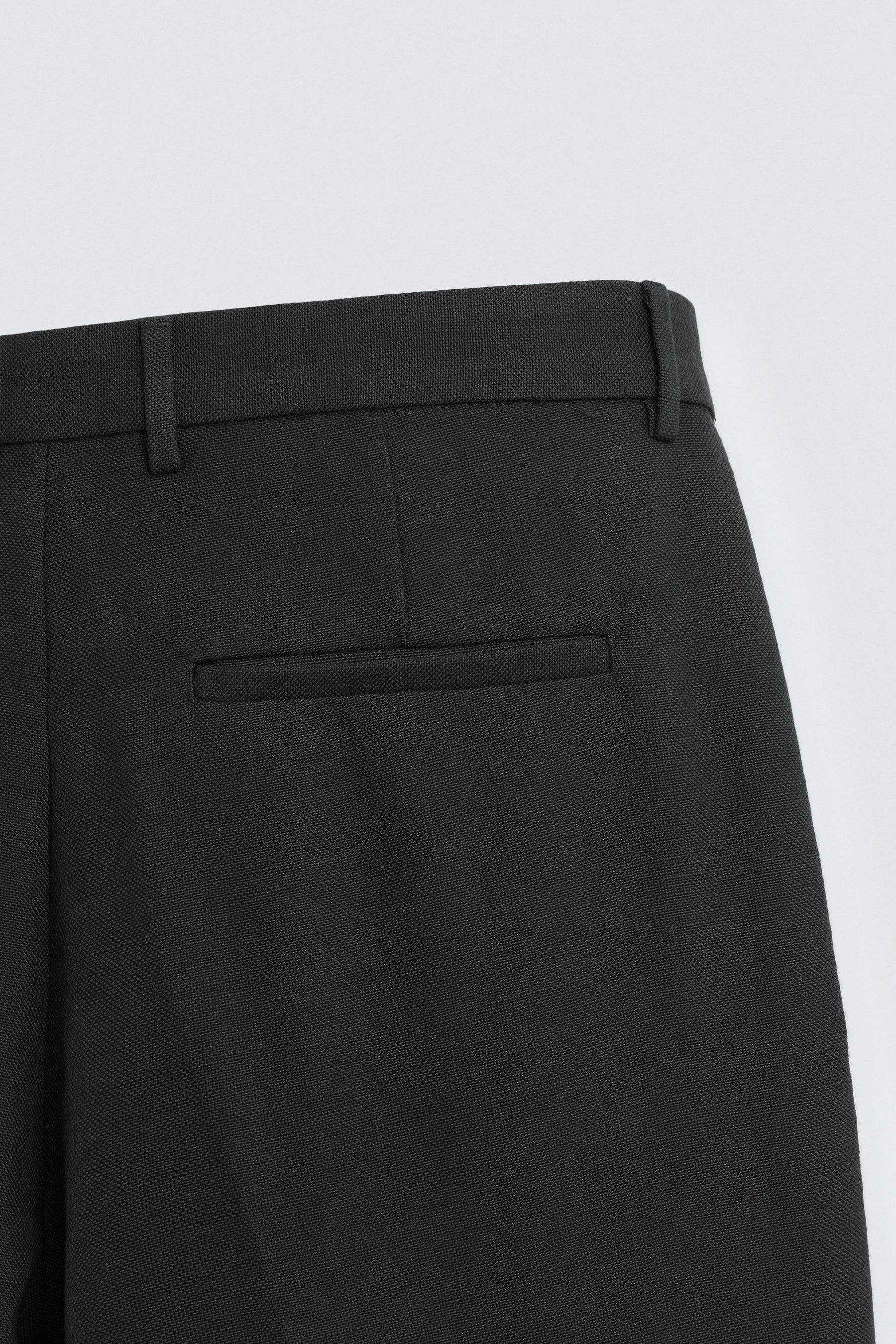 RELAXED FIT PLEATED TROUSERS - Image 8