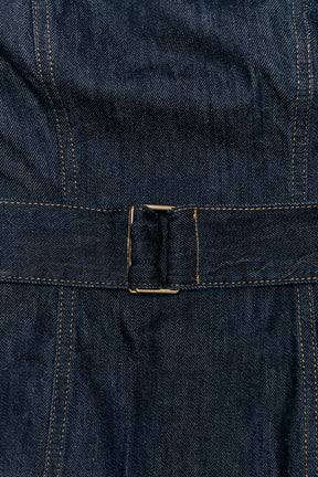 Trägerloses Jeans-Top mit