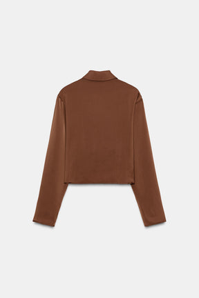 Fließendes Satinhemd