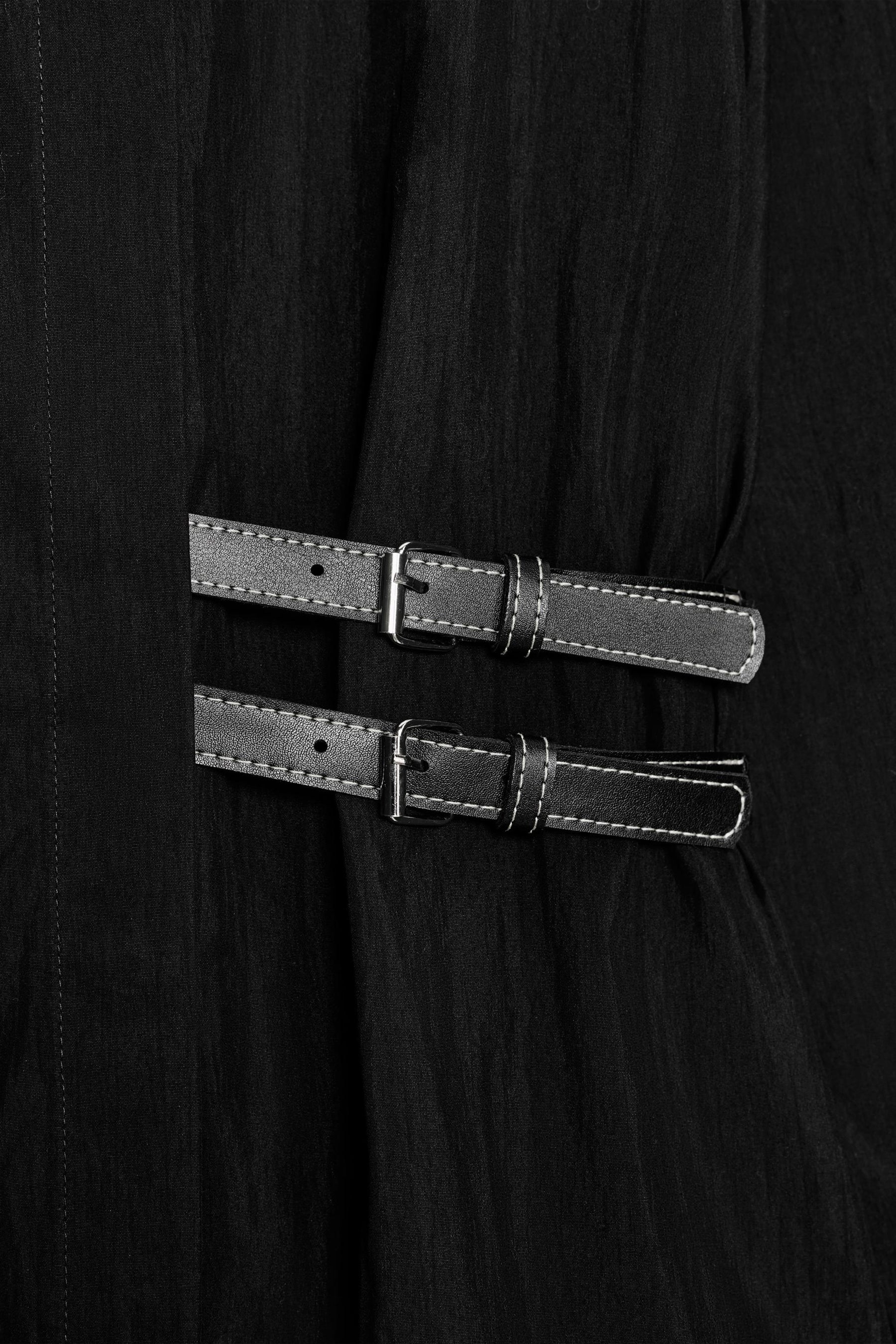 Popelinehemd mit Laschen