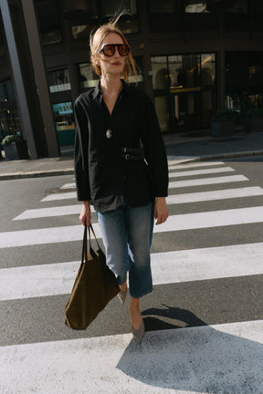 Popelinehemd mit Laschen