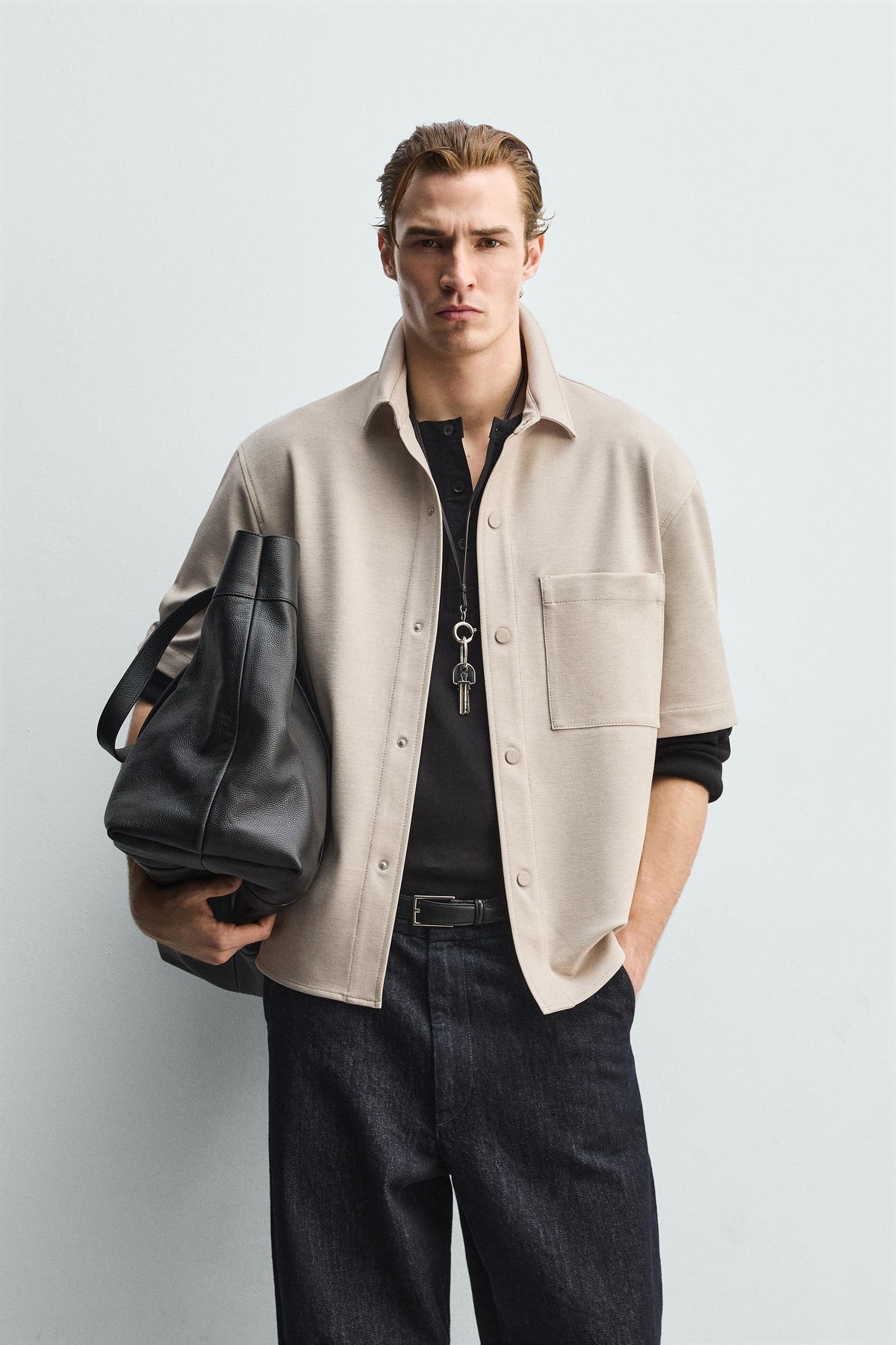 Wrinkle-Free Comfort Overshirt