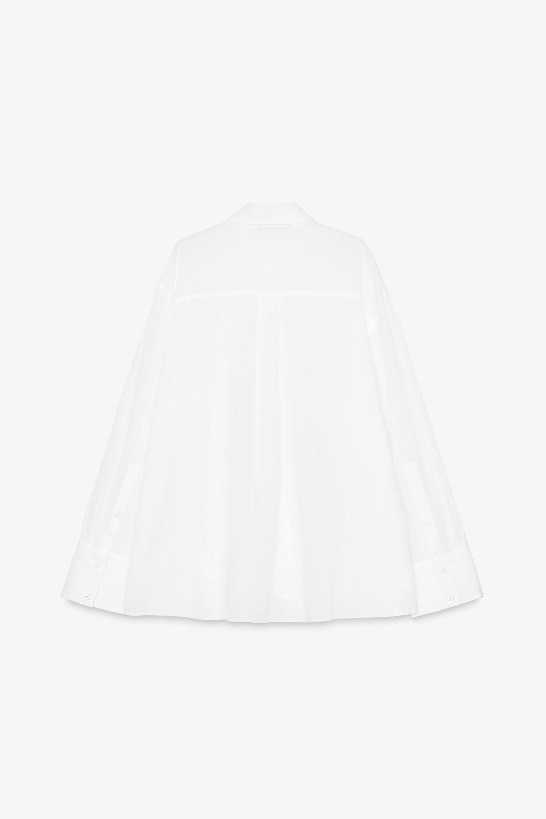 Übergroßes Gaze-Hemd