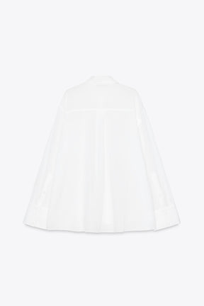 Übergroßes Gaze-Hemd